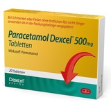 Dexcel Pharma Paracetamol Dexcel 500 mg Tabletten