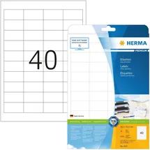 Herma Universaletiketten 4357 Weiß 48,5 x 25,4 mm 25 Blatt