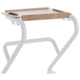 SALJOL Tablett für Wohnraumrollator Echtholz Dunkel