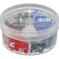 Knipex 97 99 908 Sortimentsboxen mit Twin-Aderendhülsen 90 mm
