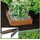 Bellissa Rasenkante Square Corten 30 x 30 cm rot
