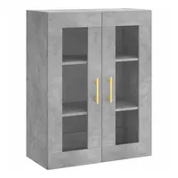 VidaXL Wandschrank Betongrau 69,5x34x90 cm
