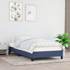 vidaXL Bettgestell 90 x 200 cm Blau