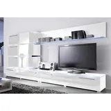 Höltkemeyer Wohnwand »Line« Set, 7 Stk. tlg., weiß