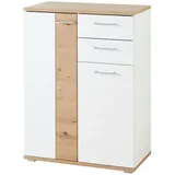 Sconto Schuhschrank ¦ weiß ¦ Maße (cm): B: 80 H: 106 T: 38.0