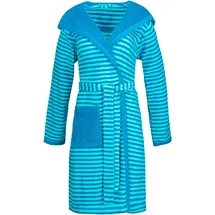 Esprit Bademantel Striped Hoody turquoise L