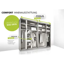STAUD Schwebetürenschrank Sonett 120 G 298 x 240 x 68 cm Beige