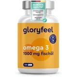 Omega 3 400 Kapseln (+1 Jahr) - 1.000 mg Fischöl pro Kapsel - Essentielle Omega 3 Fettsäuren mit EPA & DHA - Nachhaltiger Fischfang, Laborgeprüft, ohne Zusätze in Deutschland hergestellt