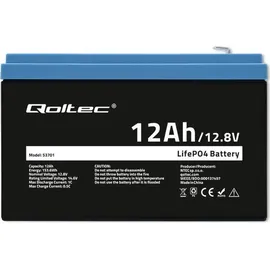 Qoltec LiFePO4 12Ah 12V