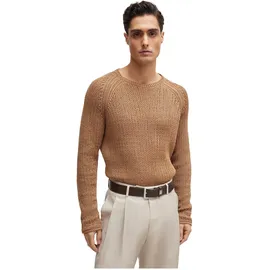 Boss Herrengürtel Leder Dunkelbraun 95