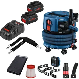 Bosch GAS 18V-12 MC inkl. 2 x 8,0 Ah Akku + Ladegerät