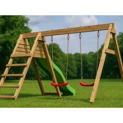 Schaukel mit Rutsche Baxy