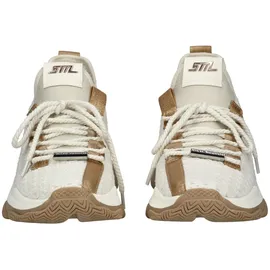Steve Madden "STEVE MADDEN Sneaker Textil", Damen, Gr. 38, weiß (weiß, beige), Textil, Schuhe Sneaker