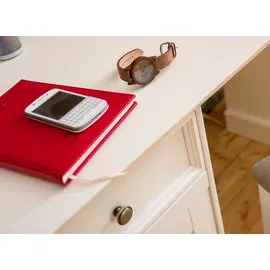 JV moebel Echtholz Schreibtisch Holz Büro Schreibtische Möbel Tisch Büro Computer Landhaus | weiß