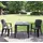PROGARDEN Eden Stapelsessel 62 x 60 x 89 cm schwarz 2er Set