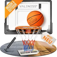 Valeness VALENESS® Basketballkorb Indoor und Outdoor zur Wandmontage -