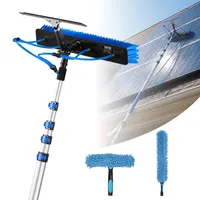 Vevor Waschbürste 2-in-1 Teleskop Blau