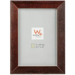 walther + design Peppers Holz Bilderrahmen 007X010 NUSSBAUM