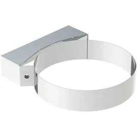 Jeremias Wandhalterung Edelstahl 0,05 m x 0,23 m Weiß