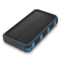 FONTASTIC „Xora 20Q“ Solar Powerbank 20000mAh Schnellladefunktion, Wireless Power Bank Solarzelle mit 2X USB-A FC und 1x USB-C PD Anschluss, Outdoor Solar-Ladegerät für Handy