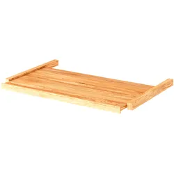 Einlegeboden HOME AFFAIRE "Léopoldine", beige (kernbuche), B:98cm H:2cm T:58cm, Massivholz, Einlegeböden, ausziehbar