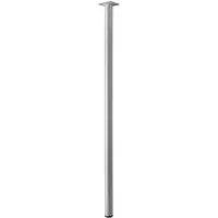 Hettich Tischbein Ø 30 mm x 800 mm Aluminium-Optik