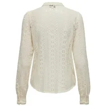 Only Langarmbluse beige S