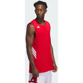 adidas Herren M Everyday Pro Bball Jersey Shirt, Team Power Red/White, XS