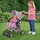 alice"s wonderland' Alice 2-in-1-Puppenwagen Sterne Rosa