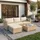 Svita Gartenlounge 5-tlg. Beige