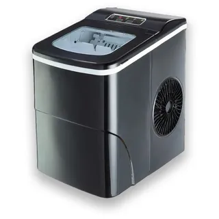 Eiswürfelmaschine Schwarz, kompakt, 2 Liter Wassertank, 32x22x31 cm, 3-6 kg/h - Schwarz