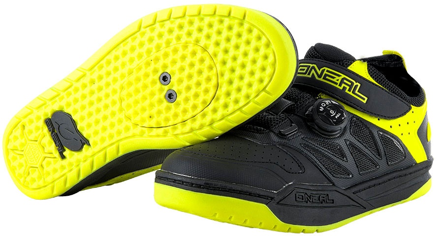 ONeal Session SPD, chaussures - Noir/Jaune Néon - 36