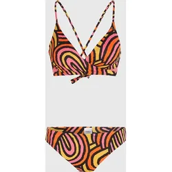 ONEILL Damen Bikini BAAY - MAOI BIKINI SET, Orange Rainbow Stripe, 40