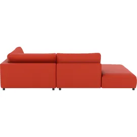 Musterring Eckcouch Polyester 3-Sitzer Orange