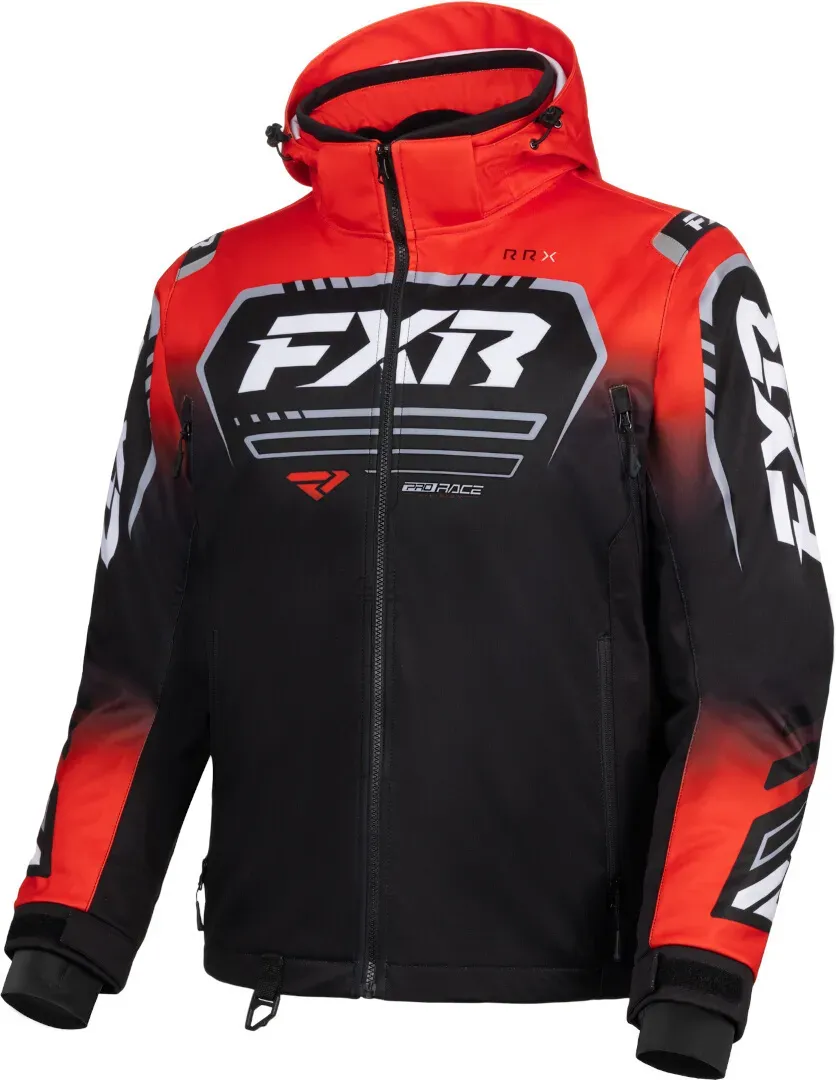 FXR RRX 2025 wasserdichte Motocross Jacke, schwarz-weiss-rot, Größe S für Männer