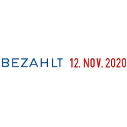 COLOP Ersatzstempelkissen E/12, blau/rot