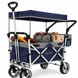 IMLEX Bollerwagen Faltbar Strandwagen Handwagen m. Schiebegriff