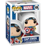 Funko Pop! Marvel: - Figurina Kapitan Gwen, Winylowa Figurka, Oficjalny Produkt Premium