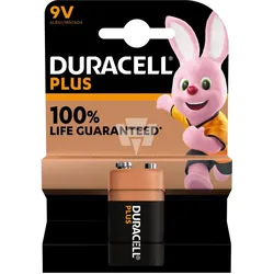 Duracell Plus Alkaline Batterie MN1604 Einzelblister