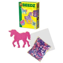 SES Creative® Bügelperlen Set Einhorn mehrfarbig