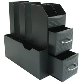 Mendler Kaffeestation für Zubehör HWC-L97 29 x 14 x 33 cm 1-tlg. schwarz