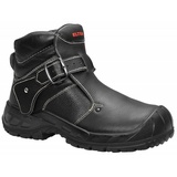 ELTEN Sicherheitsschuhe CARL S3 HI, Damen und Herren, Leder, Stahlkappe, leicht, robust, Schwarz, Größe: 42