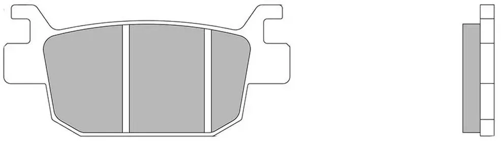 Nissin Premium A1020 2p-334ns Semi-gesinterte Bremsbeläge - Multicolor - One Size