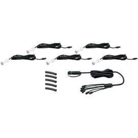 Paulmann Plug & Shine Set 5 LED-Einbauleuchten MicroPen II Edelstahl