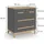 VitaliSpa Malia 80 x 88 cm Grau/Eiche