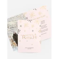Neujahrskarten selbst gestalten mit Spruch und Fotos im Onlinedesigner bei Meine-Kartenmanufaktur.de