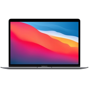 Apple MacBook Air (M1, 2020) CZ124-0100 SpaceGrau Apple M1 Chip mit 7-Core GPU, 16GB RAM, 256GB SSD, macOS - 2020
