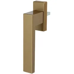 MS Beschläge Design Fenstergiff Rasterolive Fensterbeschlag 7x35mm Vierkant Fensterolive Gold