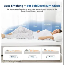 Orshinal Matratzen Topper Gel Memory Foam 140 x 200 cm 6 cm Höhe