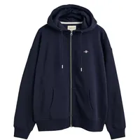GANT Shield Zip Hoodie Blau M